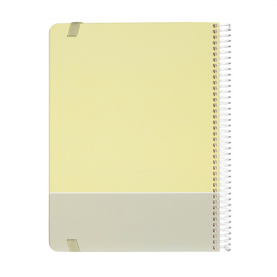Тетрадка Major Notes с разделителен ластик, 19 X 26 см, 120 листа, широки редове, жълт Gipta 178231 3