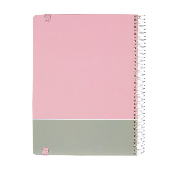 Тетрадка Major Notes с разделителен ластик, 19 X 26 см, 120 листа, широки редове, розов Gipta 178235 3