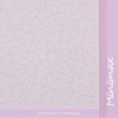 Тетрадка Minimax с разделителен ластик № 3, А 5, 120 листа, широки редове, лилав Gipta 178258 2