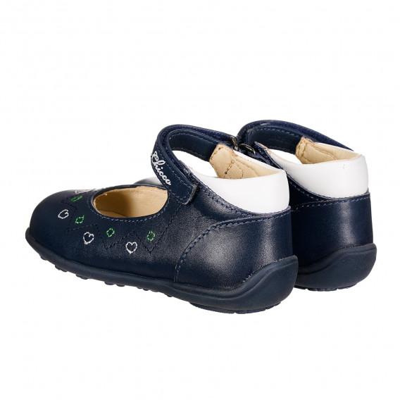 Обувки за бебе за момиче, сини Chicco 178290 2
