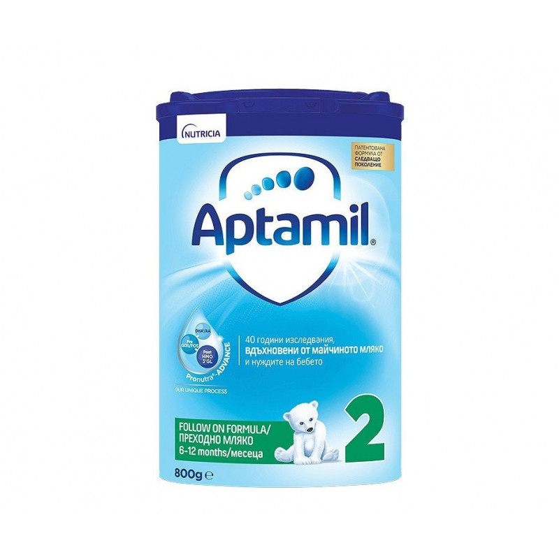 Aptamil Pronutra Advance 2, 6-12 месеца, кутия, 800 гр.  178379
