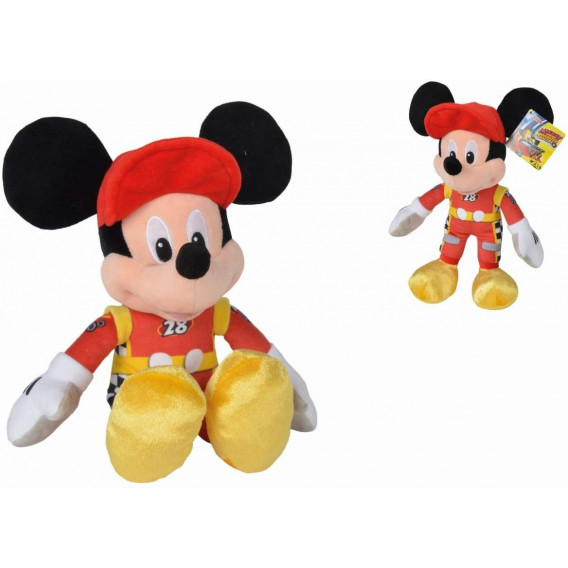 Плюшена играчка - Мики Маус състезател 25 см Mickey Mouse 178410 