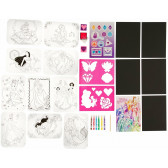 Комплект за оцветяване с шаблони на Дисни принцеси и цветни стикери Disney Princess 178607 2