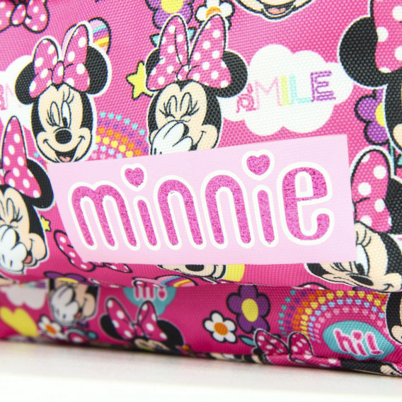Ученическа раница с принт на Мини Маус за момиче, розова Minnie Mouse 178814 4