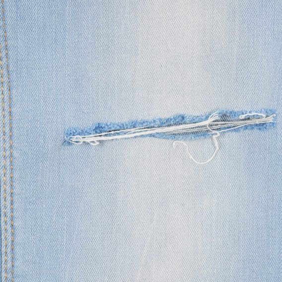 Памучни дънки за момиче сини BLUE SEVEN 179845 3