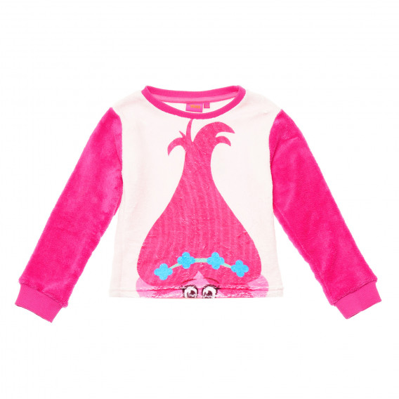 Блуза за момиче розова Trolls 179891 