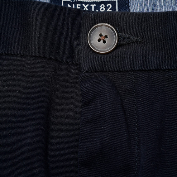 Памучен панталон за момче черен Next 179897 3