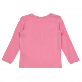 Комплект блуза с дълъг ръкав и панталон в розово и синьо за момиче Name it 180472 7