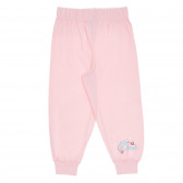 Памучни панталони за бебе за момиче розови Disney 180696 