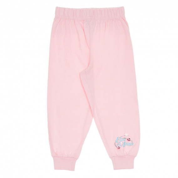 Памучни панталони за бебе за момиче розови Disney 180716 2