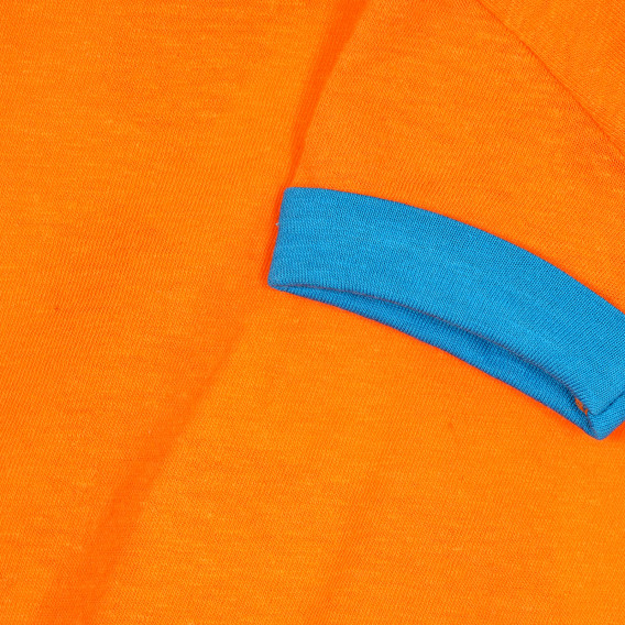 Блуза за бебе оранжева Benetton 180812 3