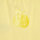 Памучно боди за бебе за момиче жълто Tape a l'oeil 181073 2