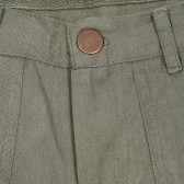 Къс памучен панталон за момиче зелен Vitivic 181136 2