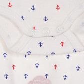 Памучно боди за бебе за момче бяло Tape a l'oeil 181198 3