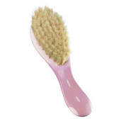Четка от естествен косъм за коса, Super Soft, розова NUK 181442 