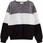 Пуловер от органичен памук за момче черен Name it 181847 