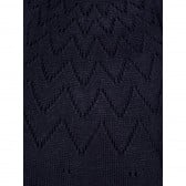 Плетен пуловер за момиче тъмно син Name it 181872 3