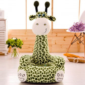 Бебешки фотьойл / пуф - Зелен жираф HomyDesign 182668 