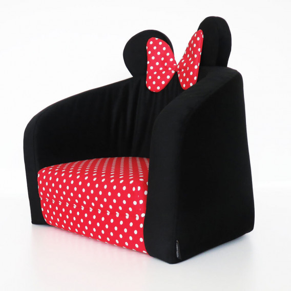 Детски разтегателен фотьойл - Мини Маус, червен Minnie Mouse 182699 