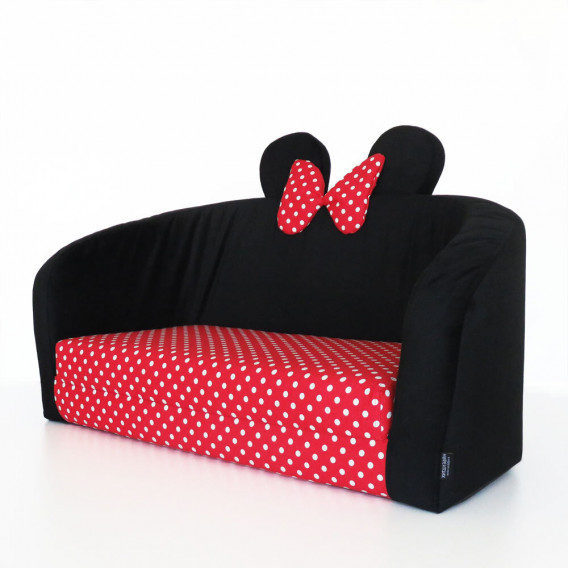 Детски разтегателен диван - Мини Маус, червен Minnie Mouse 182723 