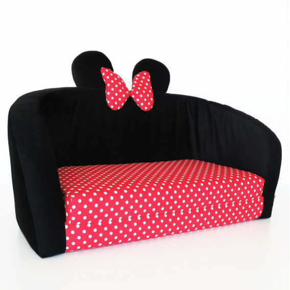 Детски разтегателен диван - Мини Маус, червен Minnie Mouse 182725 3