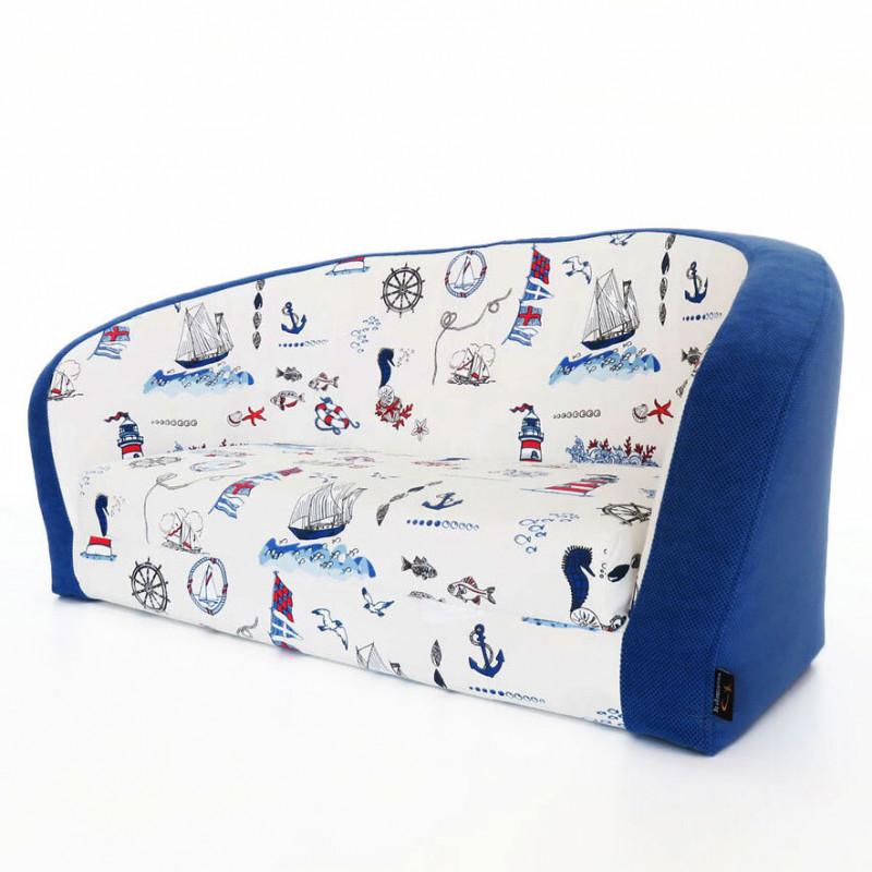 Детски разтегателен диван - син морски марка HomyDesign | Kidso.bg
