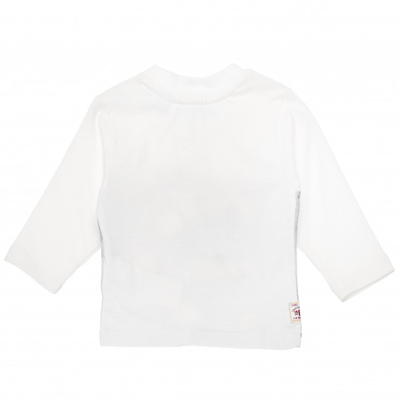 Памучна блуза с дълъг ръкав и космичен принт за момче Chicco 182790 2