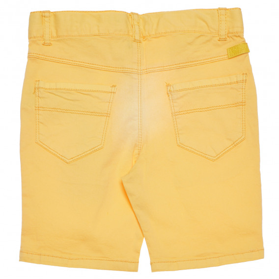 Къс панталон с износен ефект за момиче жълт Boboli 183083 2