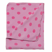 Комплект от две части одеяло и шапка за бебе розови  183108 3