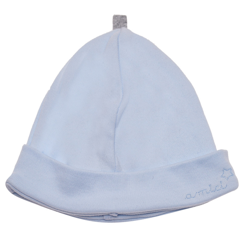 Памучна шапка за бебе за момче синя  183883