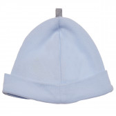 Памучна шапка за бебе за момче синя Idexe 183884 2