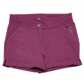 Изчистени къси панталони за момиче, лилави Idexe 184007 