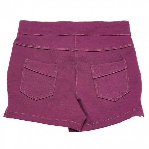 Изчистени къси панталони за момиче, лилави Idexe 184008 2