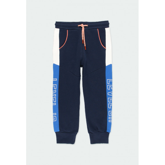 Спортен панталон с цветни акценти за момче Boboli 184099 