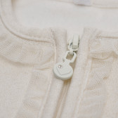 Бяла жилетка с къдрички за бебе Idexe 184201 3