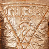 Пухено яке в златист цвят за момиче Guess 184335 3