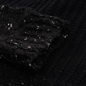 Черен пуловер с дълъг ръкав Idexe 184565 4