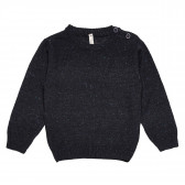 Пуловер с блестящи нишки за момче тъмно син Birba 184570 