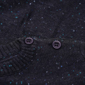 Пуловер с блестящи нишки за момче тъмно син Birba 184572 3