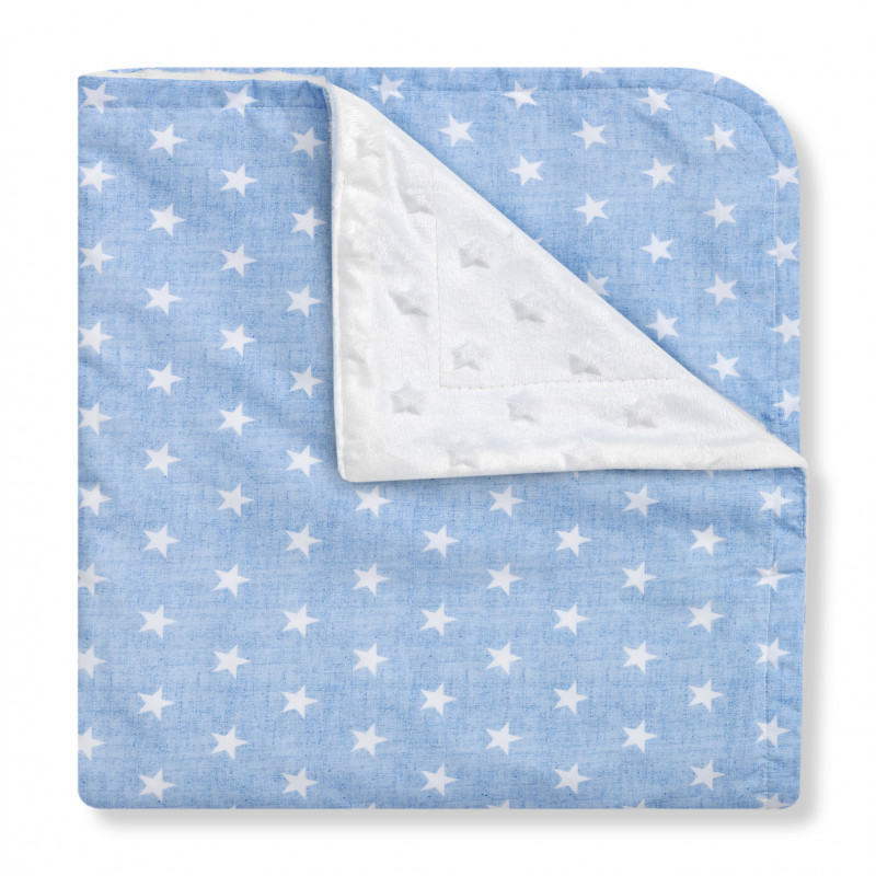 Бебешко одеяло- "star", цвят: Син  18463