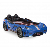  Детско легло с формата на спортна кола, синьо, 127х80х220 см. Cilek 18650 