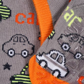 Чорапи за бебе с коли многоцветни YO! 186532 2