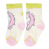 Комплект от три чифта чорапи за бебе за момиче многоцветни YO! 186554 2