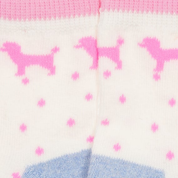 Чорапи за бебе с куче многоцветни YO! 186586 2