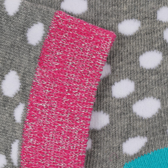Чорапи за бебе с точки многоцветни YO! 186592 2