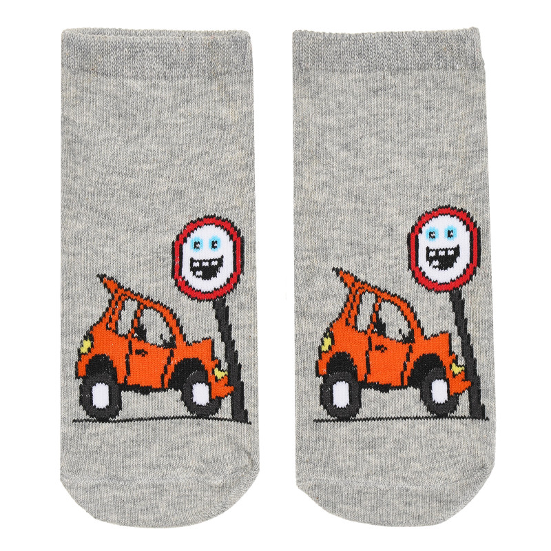 Чорапи за бебе с коли многоцветни  186639