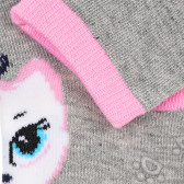 Комплект от три чифта чорапи с котета за момиче многоцветни YO! 186691 5
