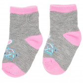Комплект от три чифта чорапи с котета за момиче многоцветни YO! 186703 11