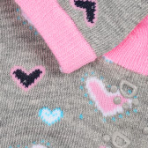 Комплект от три чифта чорапи с котета за момиче многоцветни YO! 186705 13