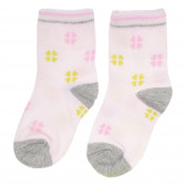 Комплект от три чифта чорапи за бебе за момиче многоцветни YO! 186739 9